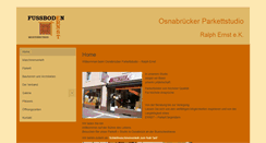 Desktop Screenshot of parkett-ernst.de