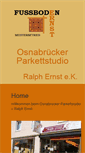 Mobile Screenshot of parkett-ernst.de